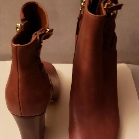 Womens Camel Ralph Lauren Boots - Picture 2 of 3